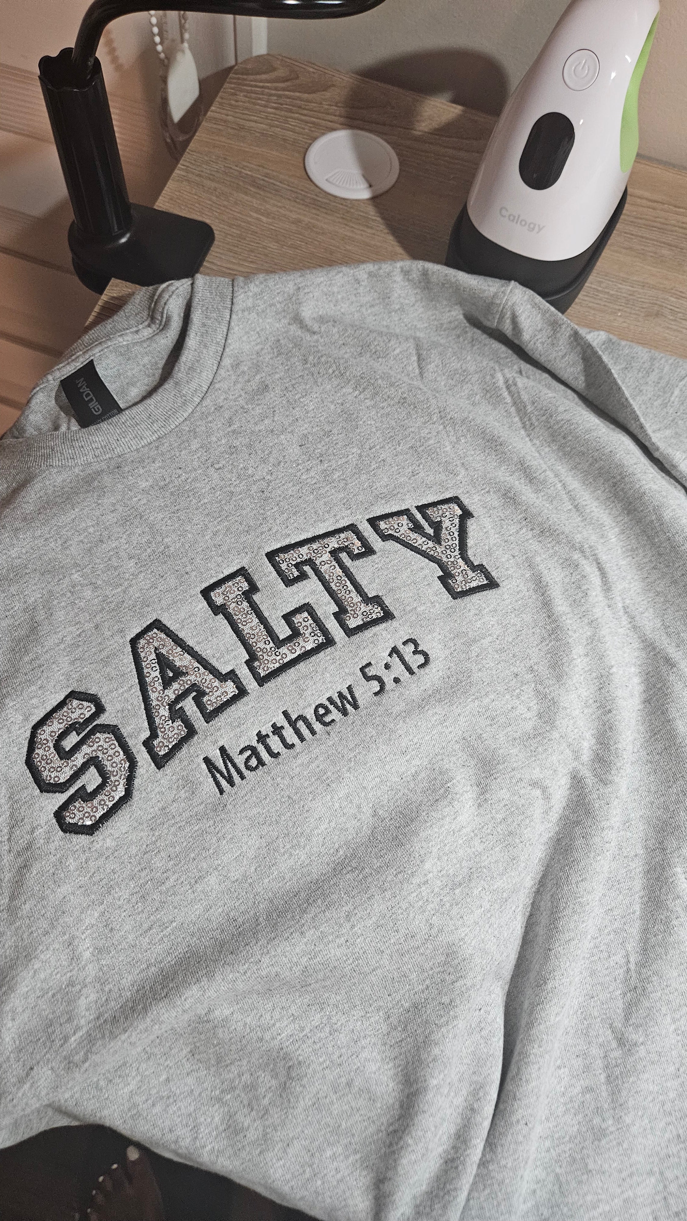 The Salt of the Earth Embroidered Tee