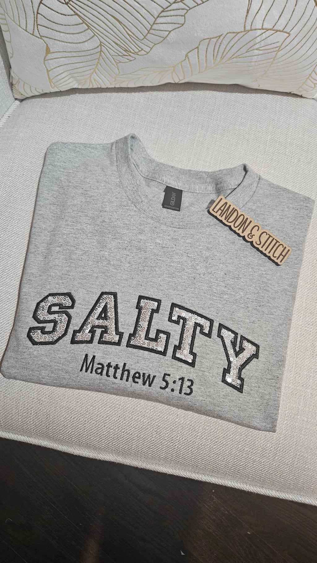 The Salt of the Earth Embroidered Tee