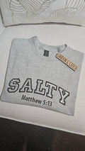 The Salt of the Earth Embroidered Tee